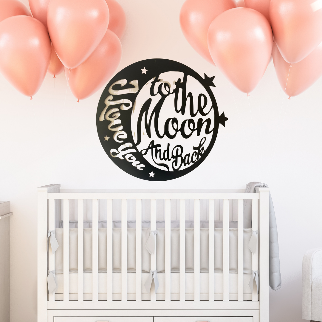 Love You To The Moon - Metal Work