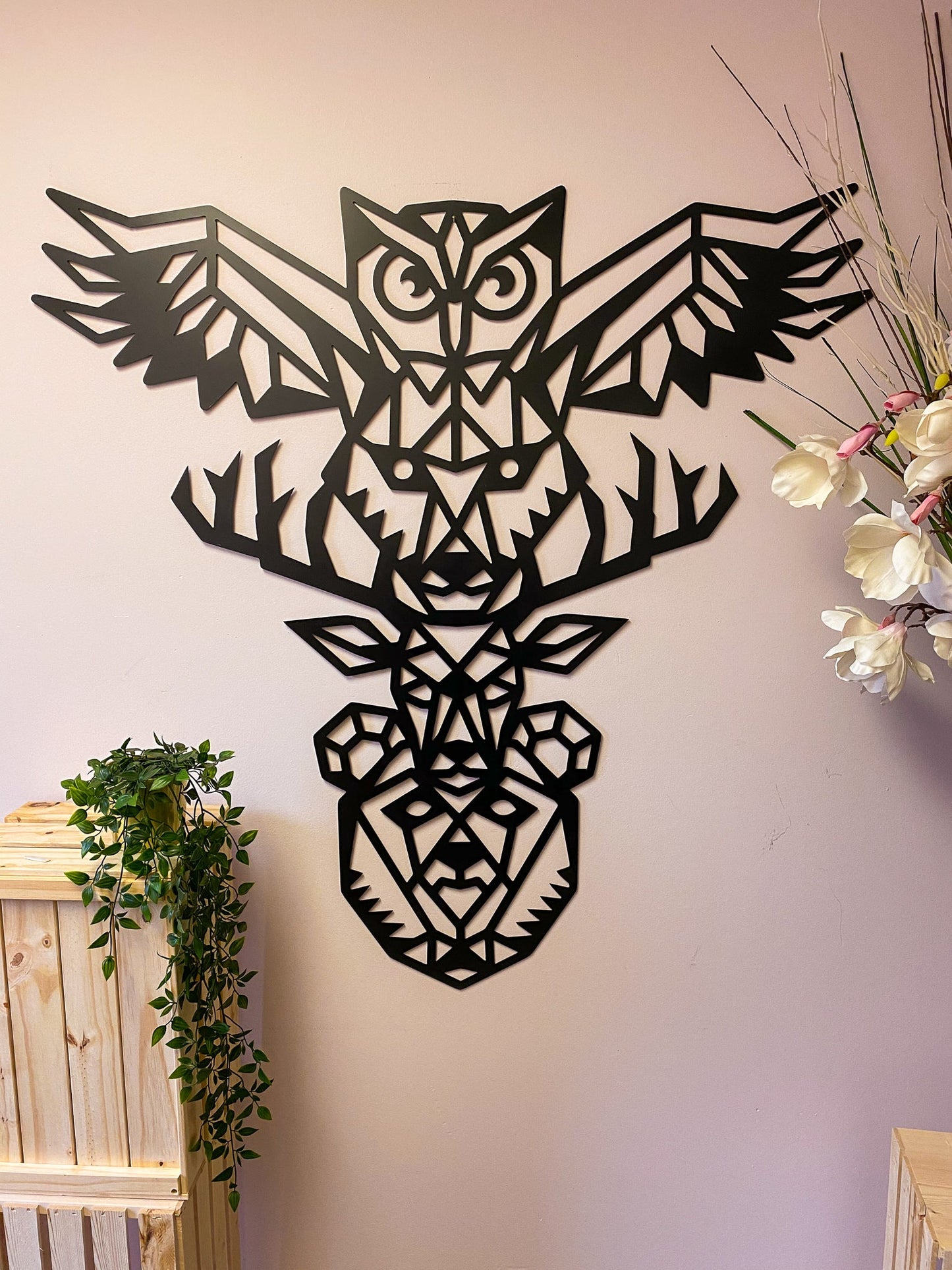 Animal Totem Metal Sign