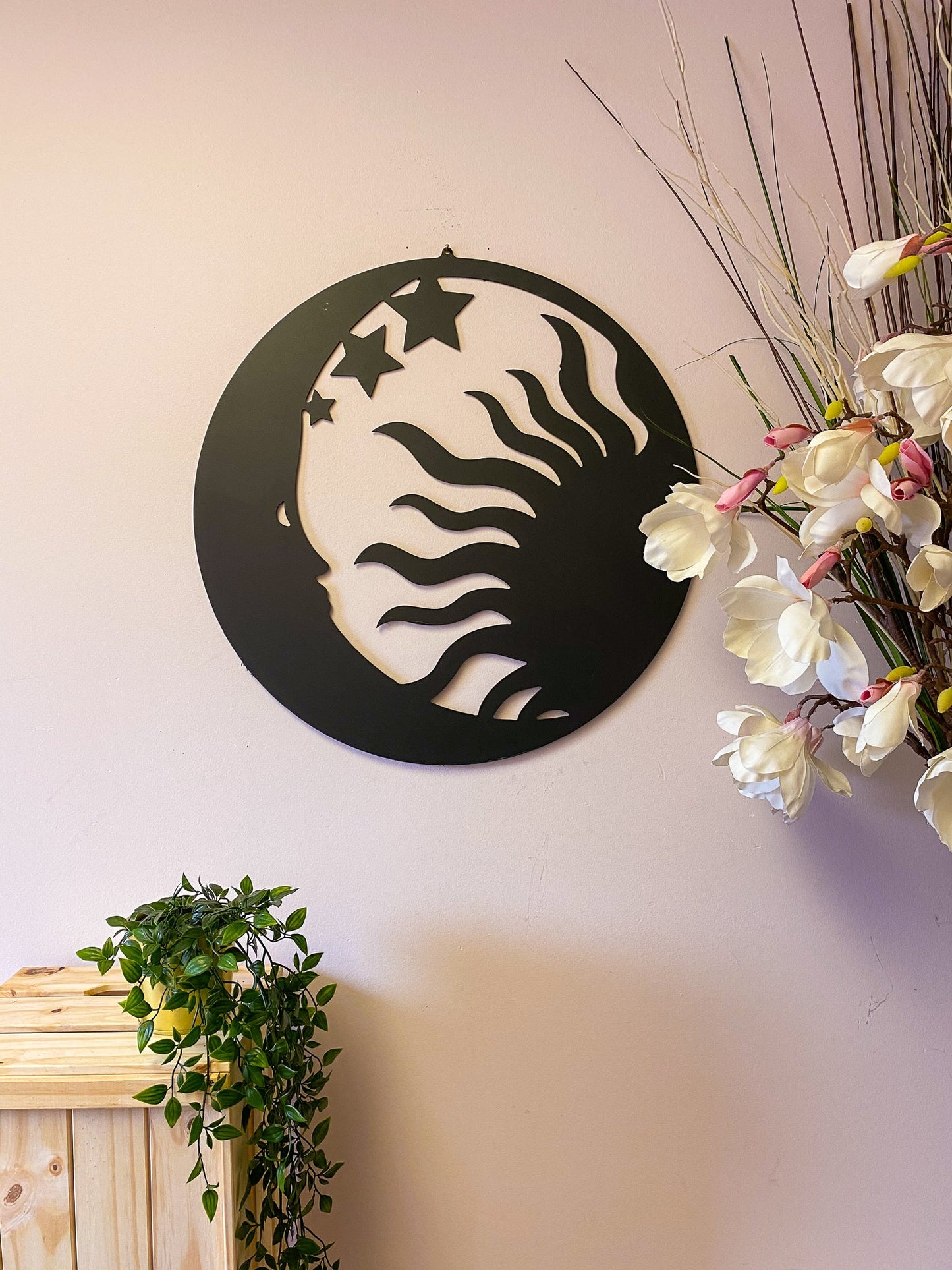 Moon and Sun Wall Sign