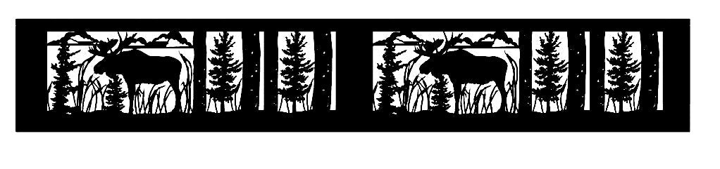 Moose In The Marsh Fire Ring