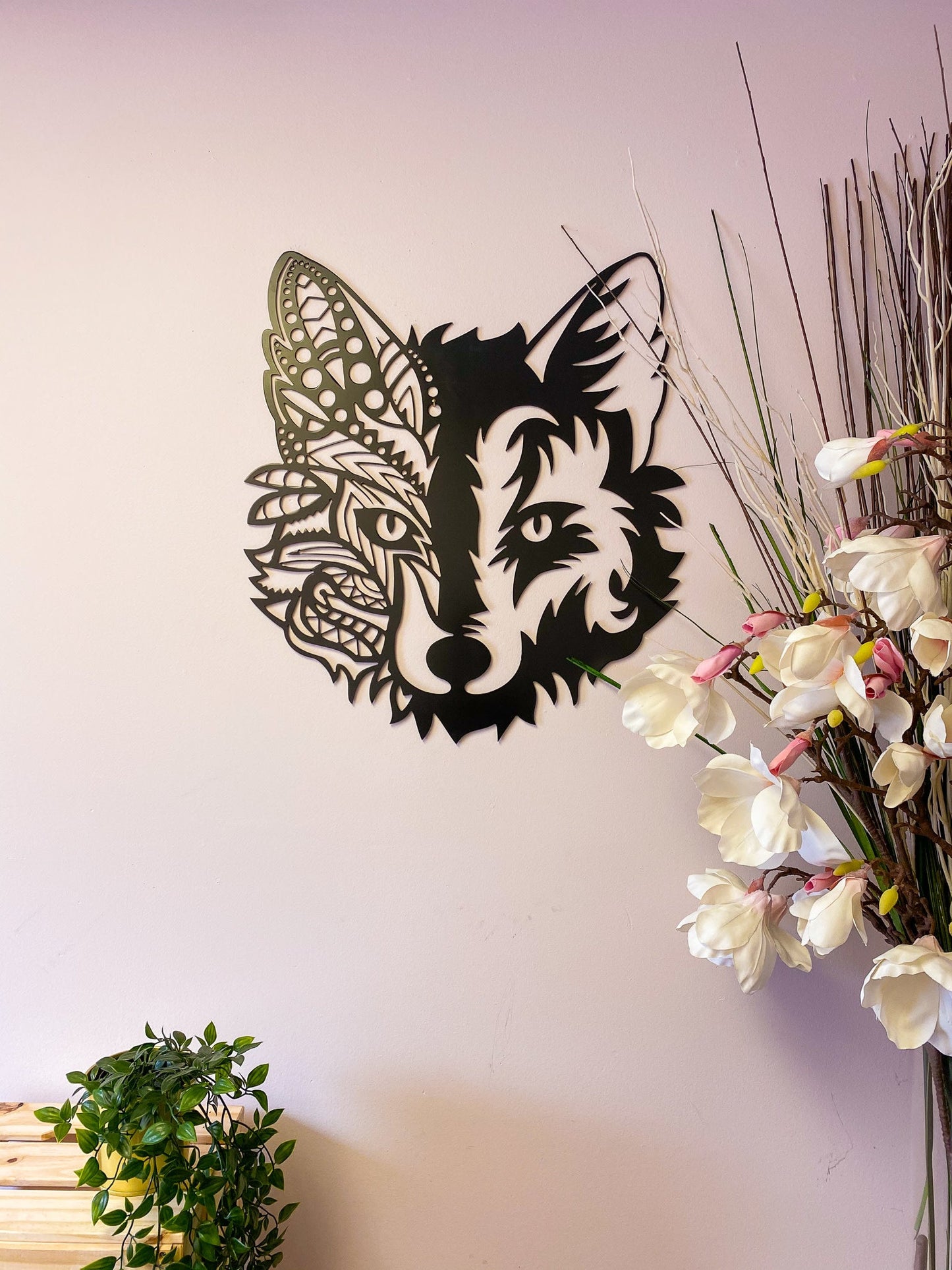 Fox Metal Wall Art