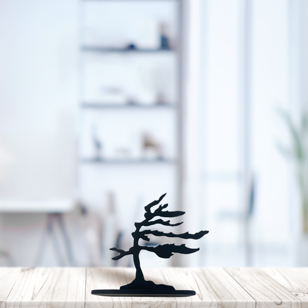 Windblown Pine Figurine