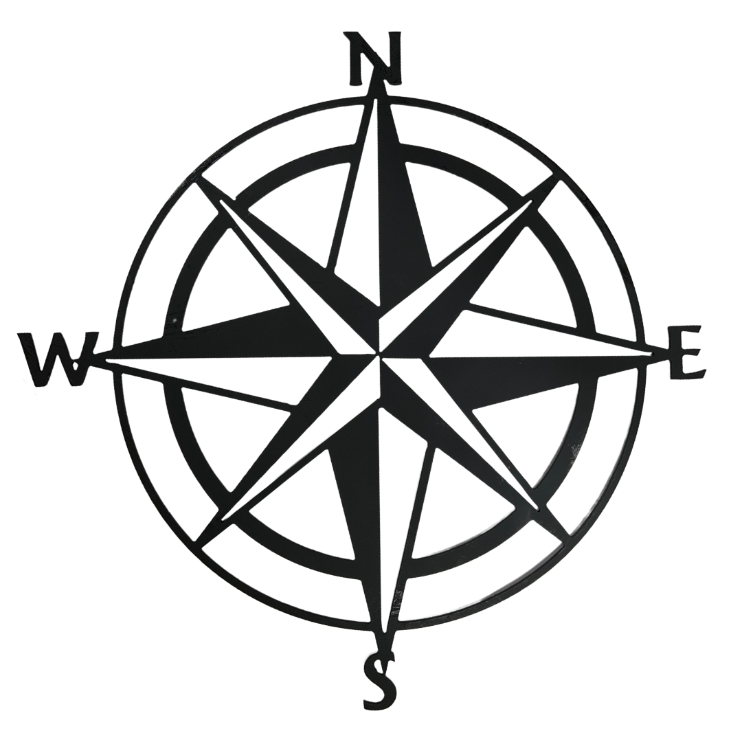 Compass Wall Sign